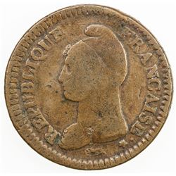 FRANCE: AE decime, DM(1795-1800). G