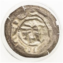 SAXE-MEISSEN: Heinrich the Illustrious, 1221-1288, AR bracteate (0.89g), ND. UNC