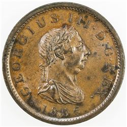 GREAT BRITAIN: George III, 1760-1820, AE penny, 1806. AU