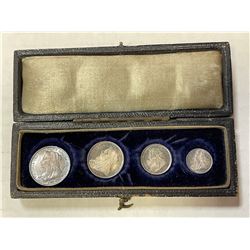 GREAT BRITAIN: Victoria, 1837-1901, AR maundy set, 1900. UNC