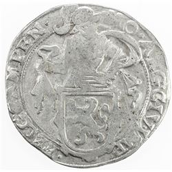 KAMPEN: City, AR lion daalder (26.87g), 1671. VF
