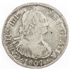 Image 1 : CHILE: Carlos IV, 1788-1808, AR 4 reales, 1807-So. F-VF