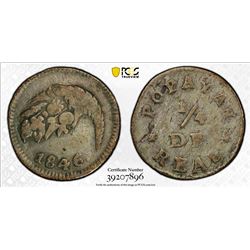 COLOMBIA: Nueva Granada, 1837-1850, AR 1/4 real, Popayan, 1846. PCGS VF20