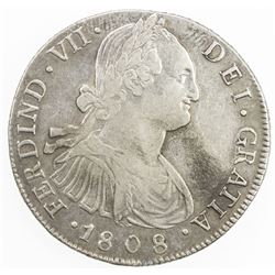 GUATEMALA: Fernando VII, 1808-1821, AR 8 reales, 1808-NG. VF