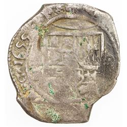 MEXICO: Felipe IV, 1621-1665, AR 8 reales (26.03g), 1655-Mo. F-VF
