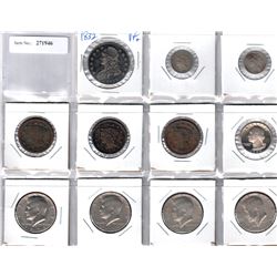 UNITED STATES: LOT of 11 coins