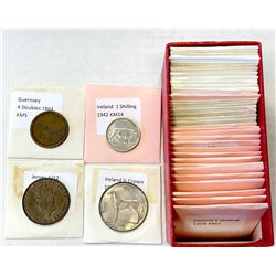 WORLDWIDE: EUROPE: LOT of 44 coins