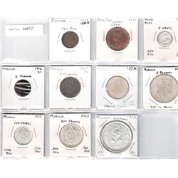 WORLDWIDE: LOT of 10 diverse coins