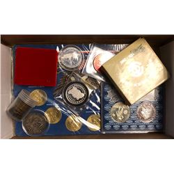 WORLDWIDE: LOT of 77 diverse coins