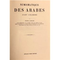 Langlois, Victor. Numismatique des Arabes avant l"Islamisme