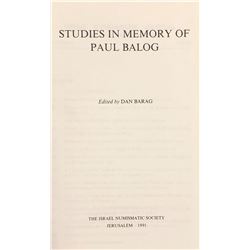 Studies in Memory of Paul Balog