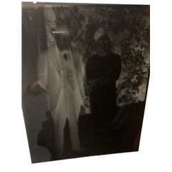 Charlie Chaplin & Winston Churchill Rare Photo Negative