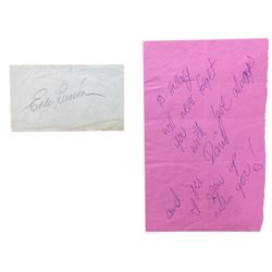 Eddie Bracken Autograph