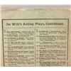 Image 4 : Julian Ree (1867) Signed "Doing for the Best" Play Program