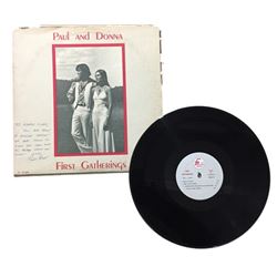 Paul and Donna, First Gatherings Signed Vinyl Record