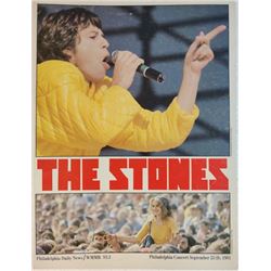 The Rolling Stones Concert Promo Poster (1981)