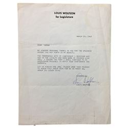 Louis Wolfson Letter (1963)