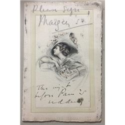 Carlton Hotel & Restaurant Bulkeley-Johnson Signed Menu