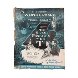 The 5,000 Fingers of Dr. T. (1953) Rare Publicity Book