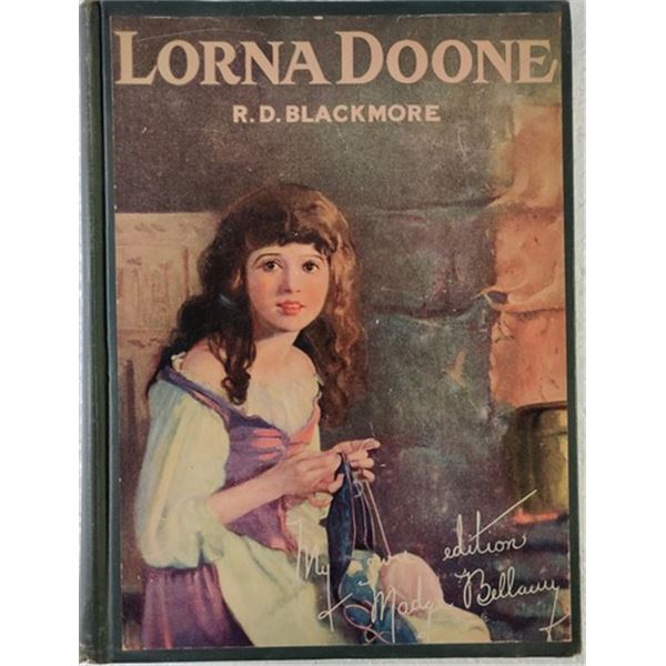 Madge Bellamy "Lorna Doone" Signed Book (1921)