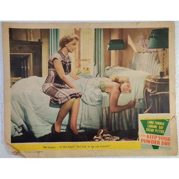 Keep Your Powder Dry Lobby Card (1945)