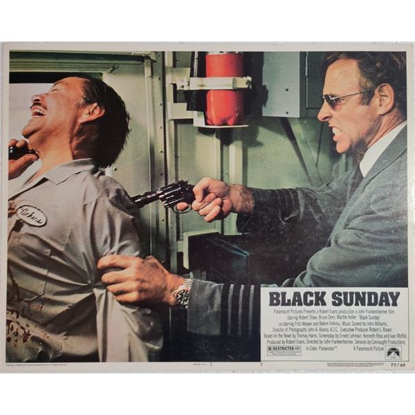 Black Sunday Lobby Card (1977)
