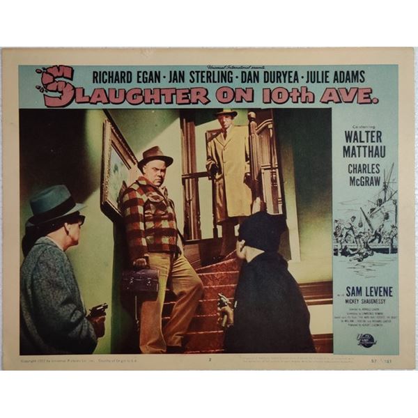 Slaughter on Tenth Avenue Lobby Card (1957)