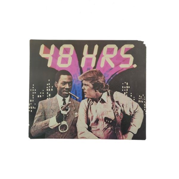 48 Hrs (1982) Two-Sided Window Card