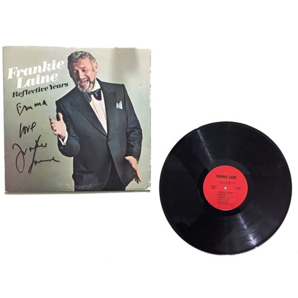 Frankie Laine "Reflective Years" 1972 Signed Vinyl