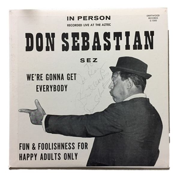 Autographed Don Sebastian "We're Gonna Get Everybody" Album