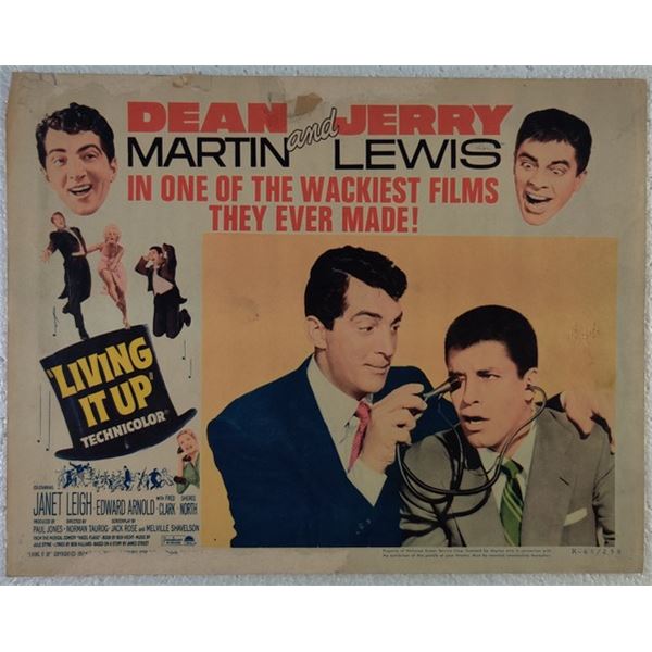 Living It Up Lobby Card (1954)