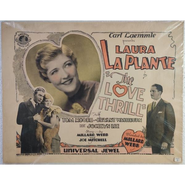 The Love Thrill Lobby Card (1927)