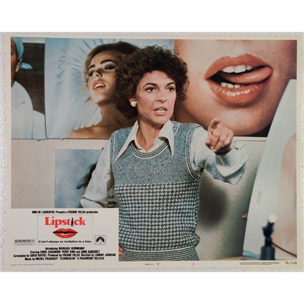 Lipstick Lobby Card (1976)