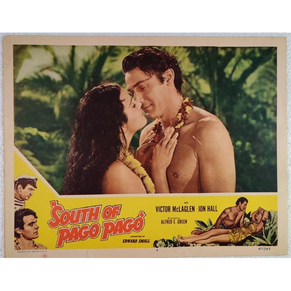 South of Pago Pago Lobby Card (1940)