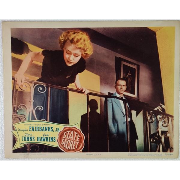 State Secret Lobby Card (1950)