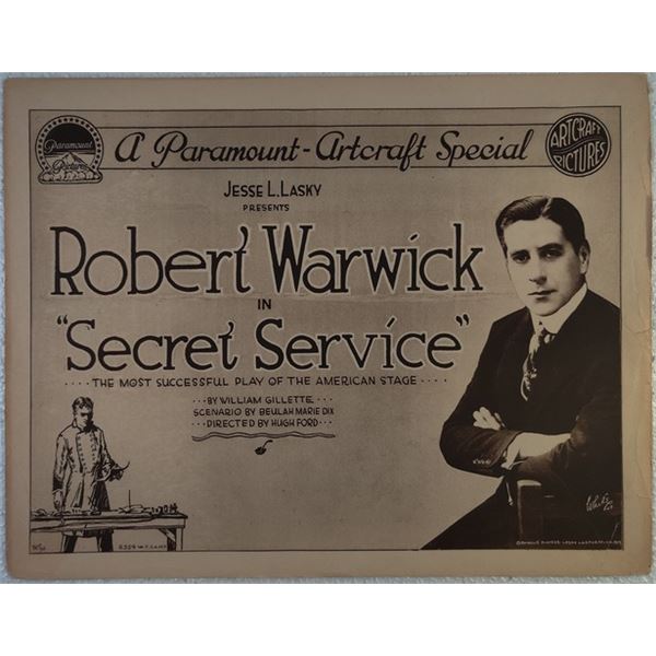 Secret Service Lobby Card (1919)