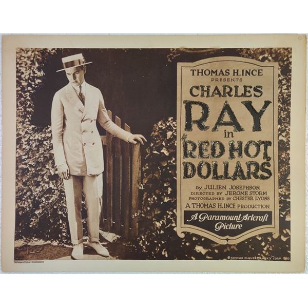 Red Hot Dollars Lobby Card (1919)