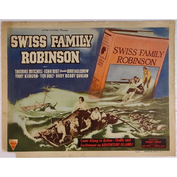 Swiss Family Robinson Lobby Card (1940)