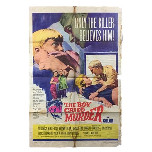 The Boy Cried Murder (1966) Movie Poster