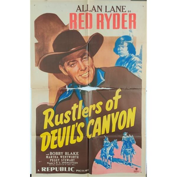 Rustlers of Devil's Canyon (1947) Movie Poster