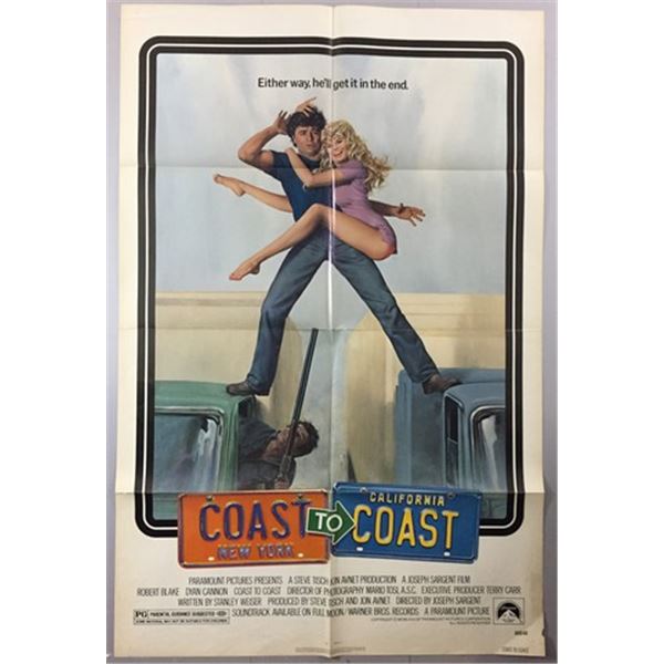 Coast to Coast (1980) Litho Poster