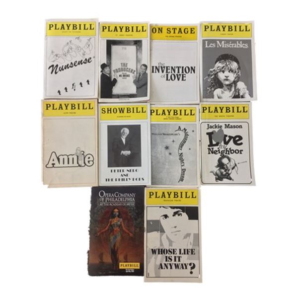 Collection of Playbills