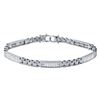 Image 1 : Natural 2.01 CTW Princess Diamond & Bracelet 14K White Gold - REF-208X8T
