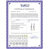 Image 2 : Genuine 9.5 ctw Pearl & Amethyst Earrings 14KT Rose Gold - REF-24Y4F