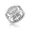 Image 1 : Natural 0.61 CTW Diamond Engagement Ring 14K Gold - REF-98R3K