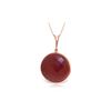 Image 1 : Genuine 23 ctw Ruby Necklace 14KT Rose Gold - REF-48X3M