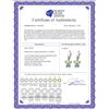Image 2 : Genuine 1.24 ctw Peridot & Blue Topaz Earrings 14KT Rose Gold - REF-38Z2N