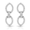 Image 1 : Natural 0.49 CTW Diamond Earrings 18K White Gold - REF-83K7R