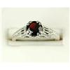Image 1 : ANTIQUE STYLE RING GARNET ONE CARAT! (39858)
