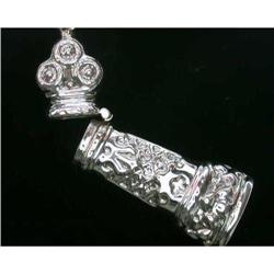 ANTIQUE STYLE STERLING SILVER NEEDLECASE (40382)